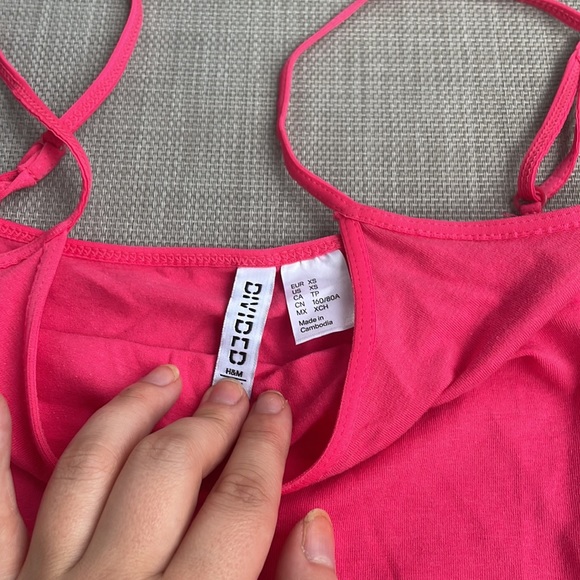 Hot Pink H&M Divided Tunic Top - Picture 2 of 3
